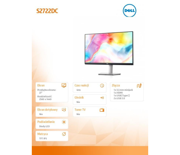 Dell S2722DC - 680408 - zdjęcie 8
